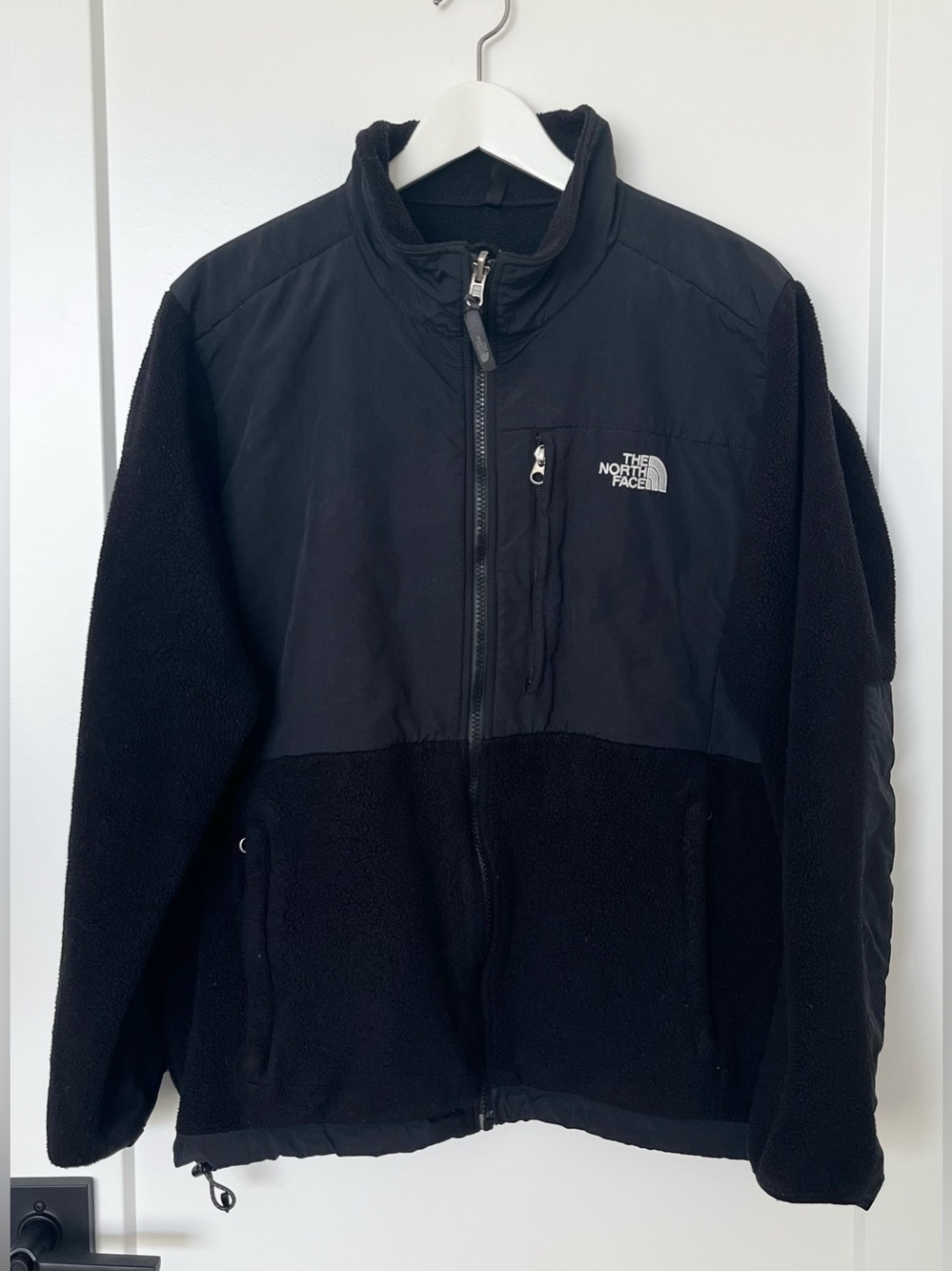 The North Face Denali Fleece Jacket Womens XL Black Polartec Full Zip Gorpcore